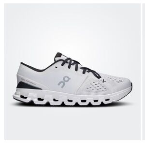 On Running Cloud X4 Women's White and Black Athletic Shoes